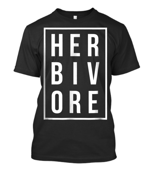 Herbivore Vegan Vegetarian Animal Rights Stylish T-Shirt