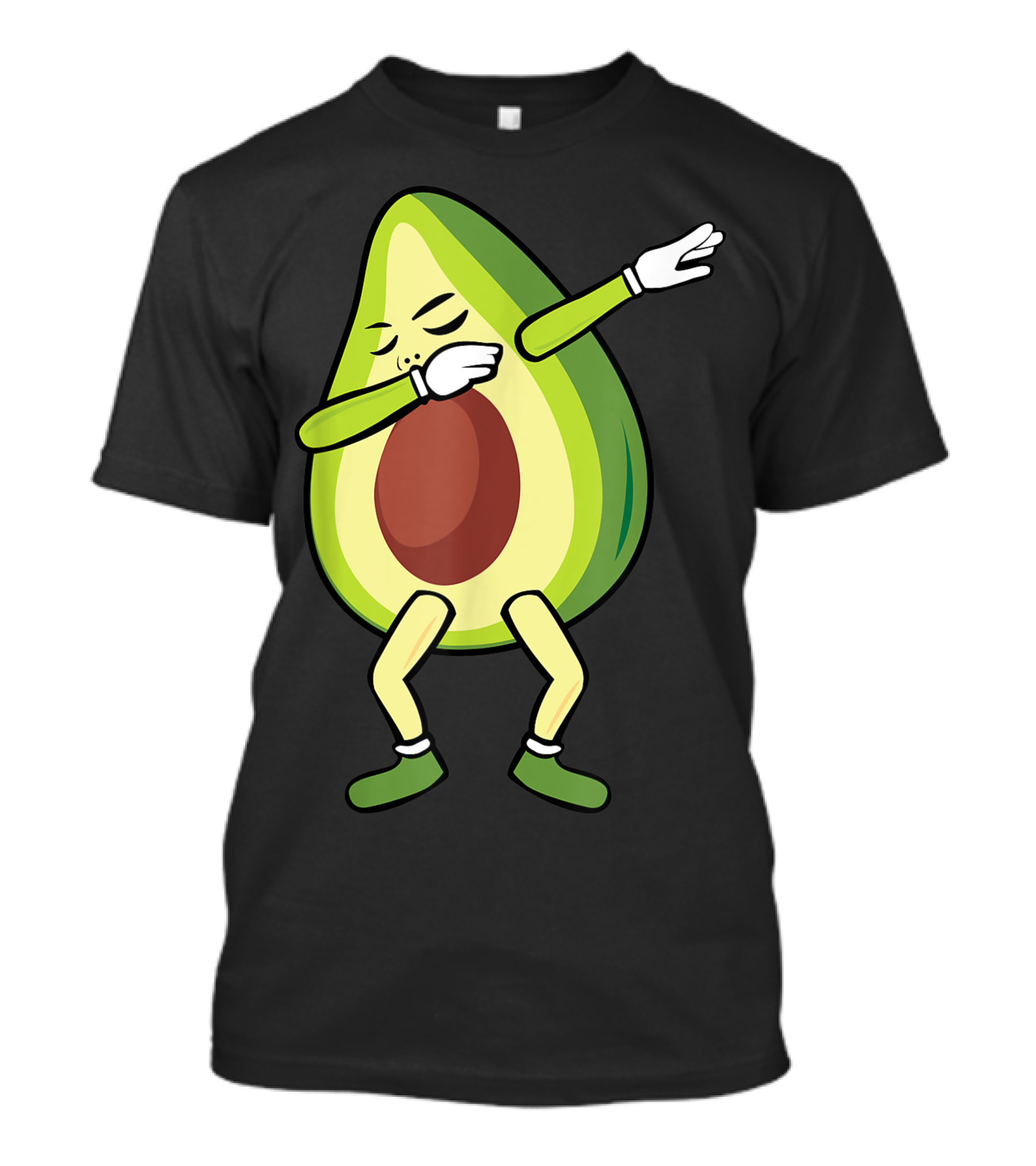 Dabbing Avocado Green Plant Food Lover Dance T-Shirt