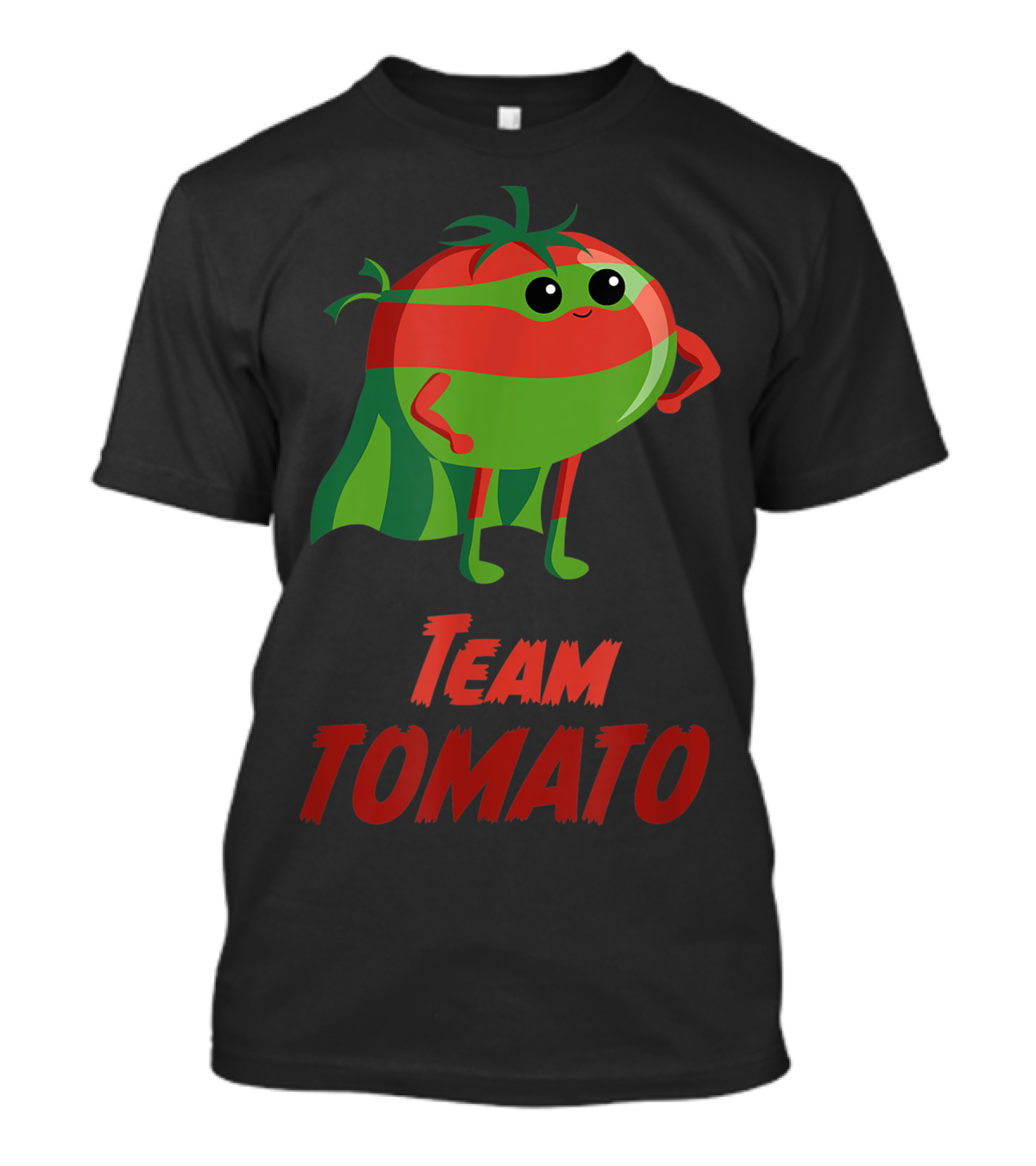 Team Tomato Super Hero For Vegans And Vegetarians And Gardening T-Shirt