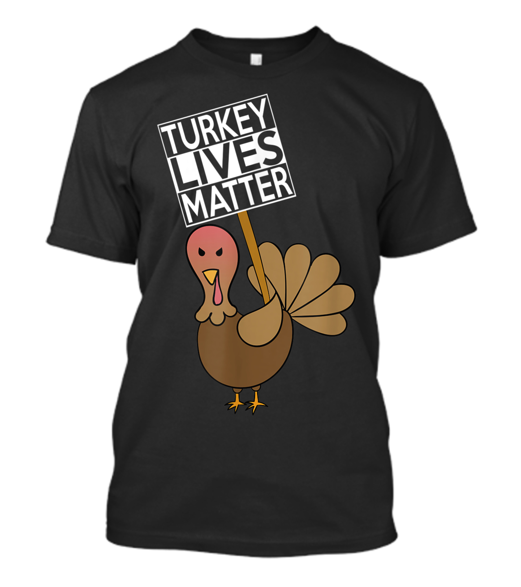 Turkey Lives Matter Vegetarian Vegan Animal Rights T-Shirt