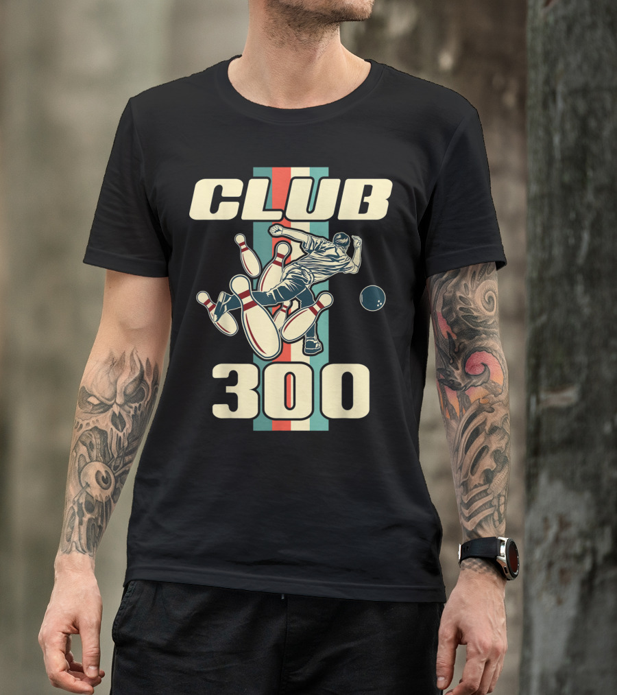 Club 300 Bowling Vintage 300 Bowling T-Shirt