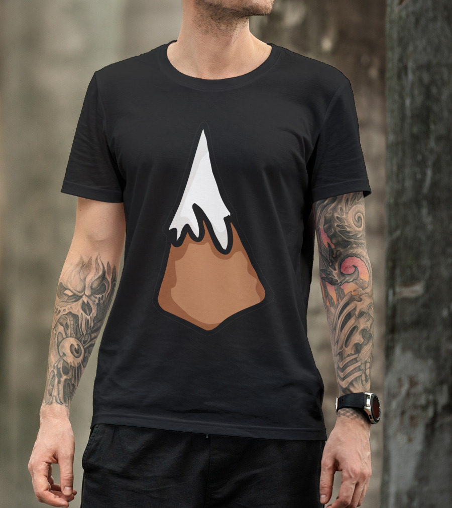 SNOW CAP Mountain Apex Iconic Snow-Topped Peak T-Shirt