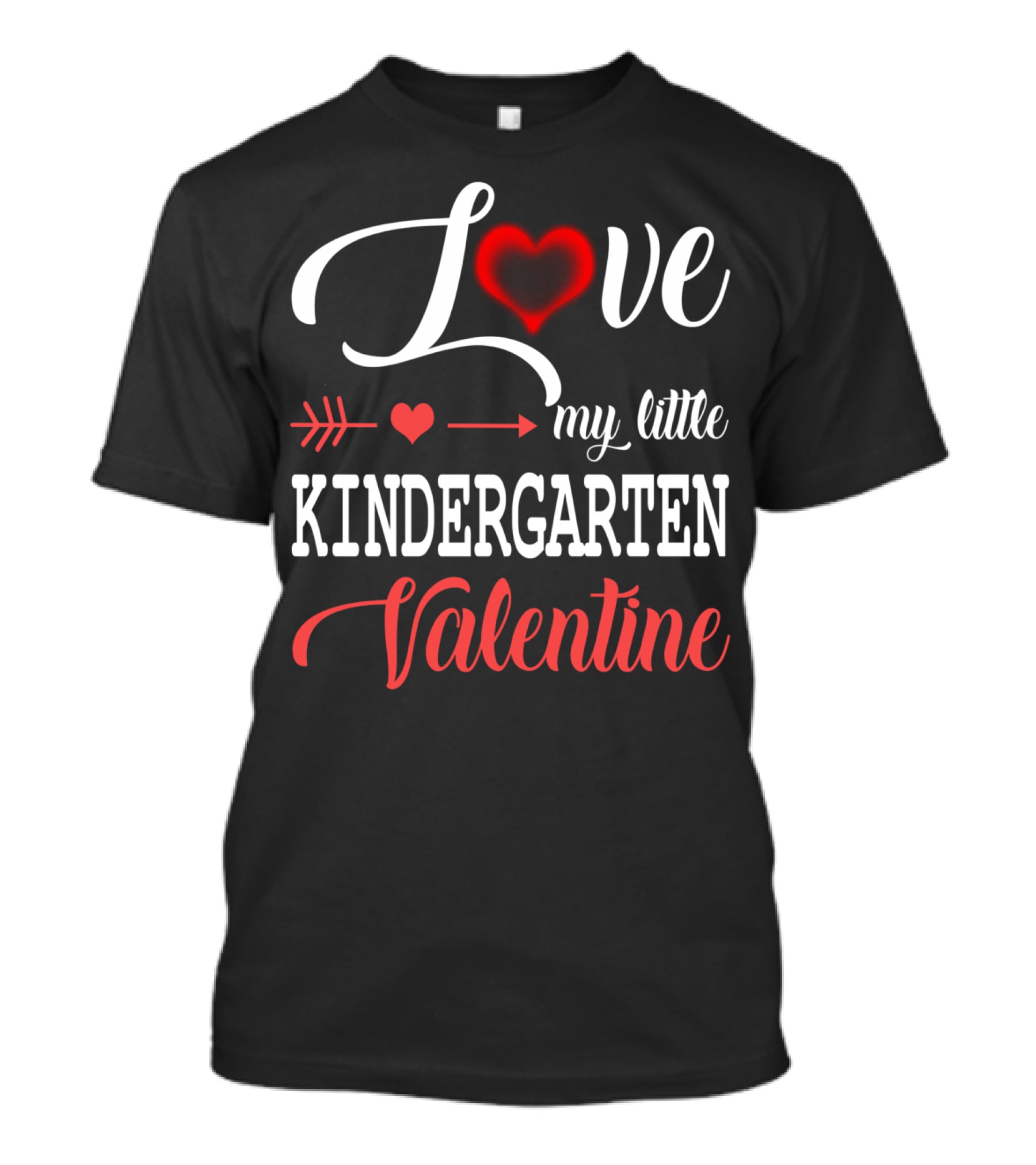 Love Heart My Little Kindergarten Valentine T-Shirt