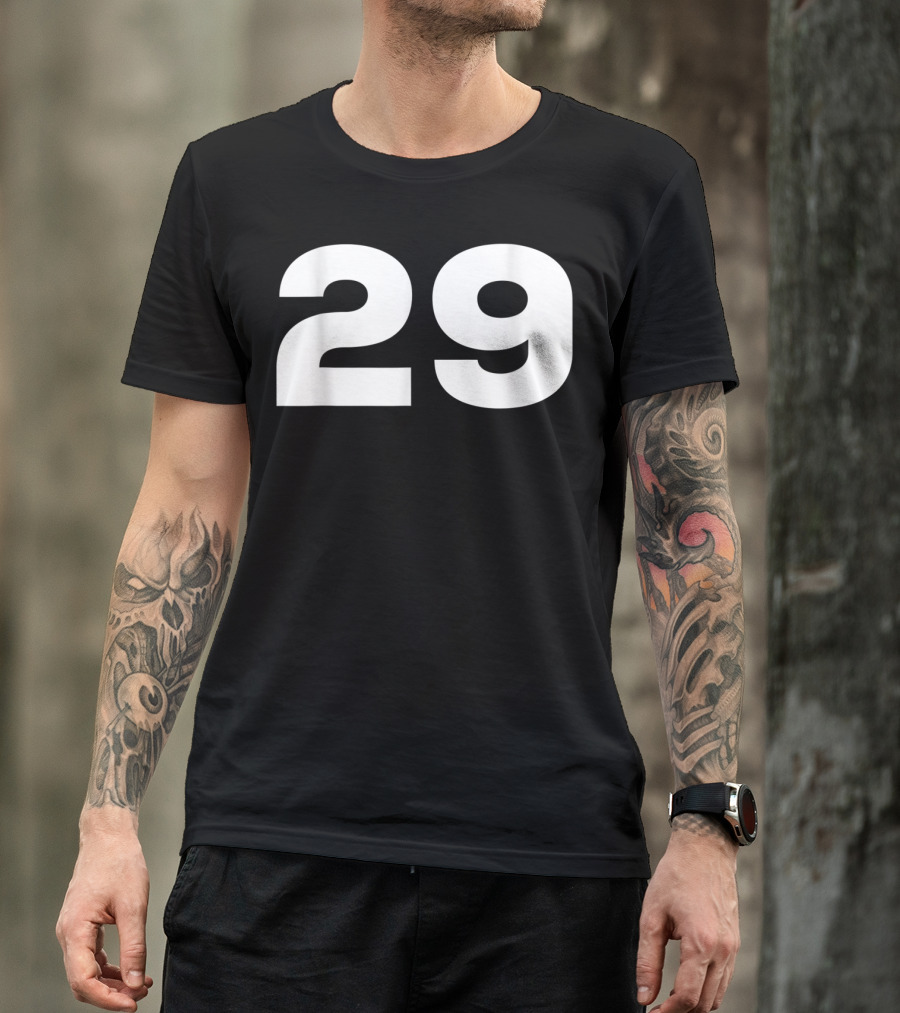 29 Number Jersey Style Sport Team Group Fan T-Shirt