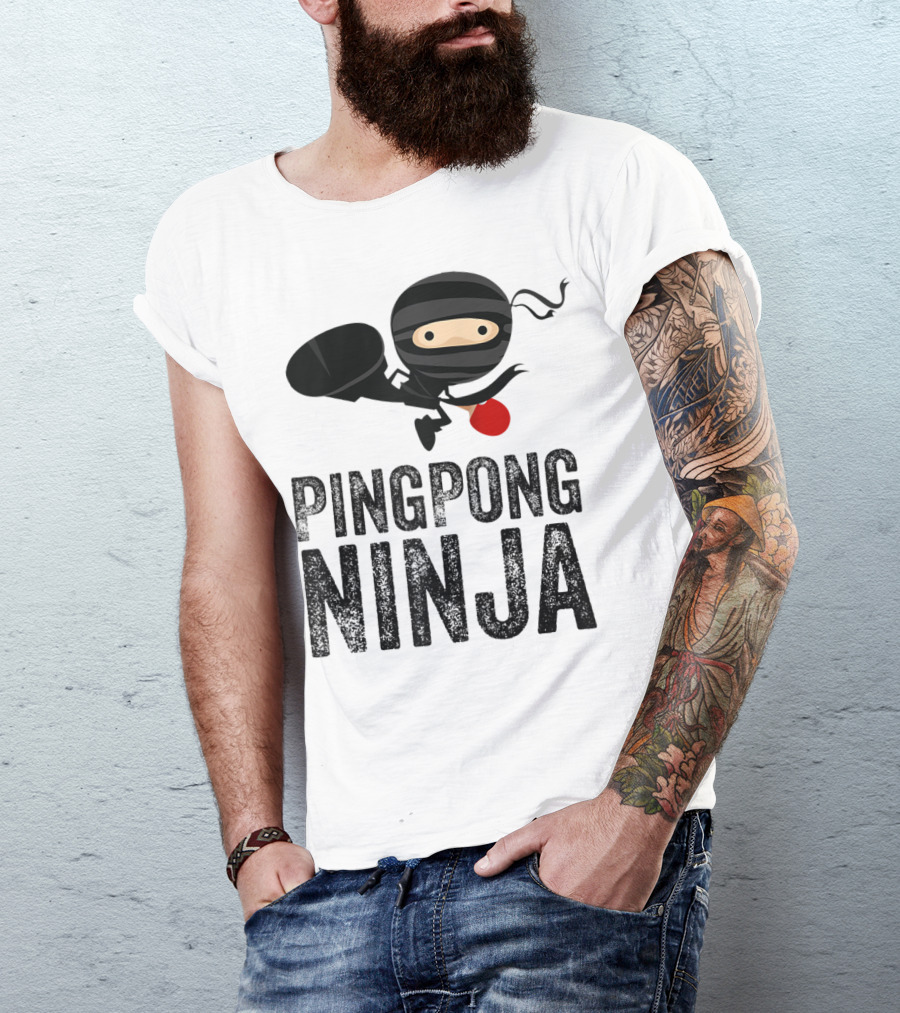 PING PONG NINJA TABLE TENNIS T-Shirt