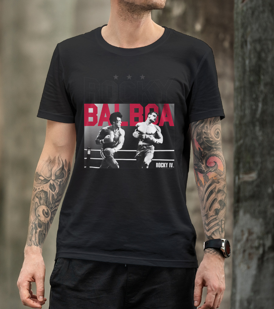 Rocky Balboa Rocky IV Classic Look Boxing Match 30181 T-Shirt