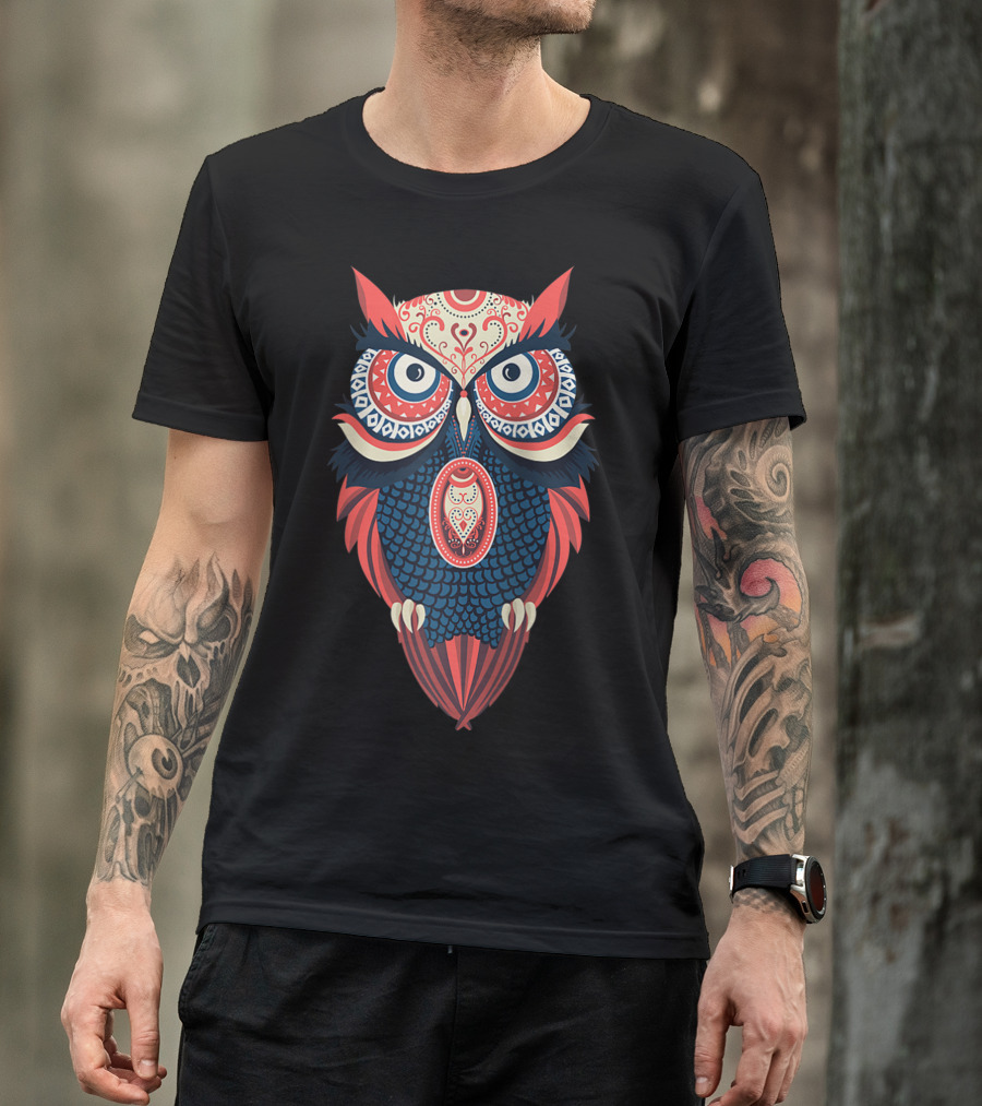 Spirit Animal Owl Folk T-Shirt