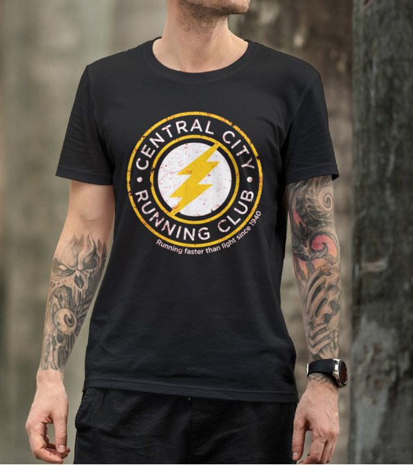 Central City Running Club Running Faster Than Light Since 1940 T-Shirt