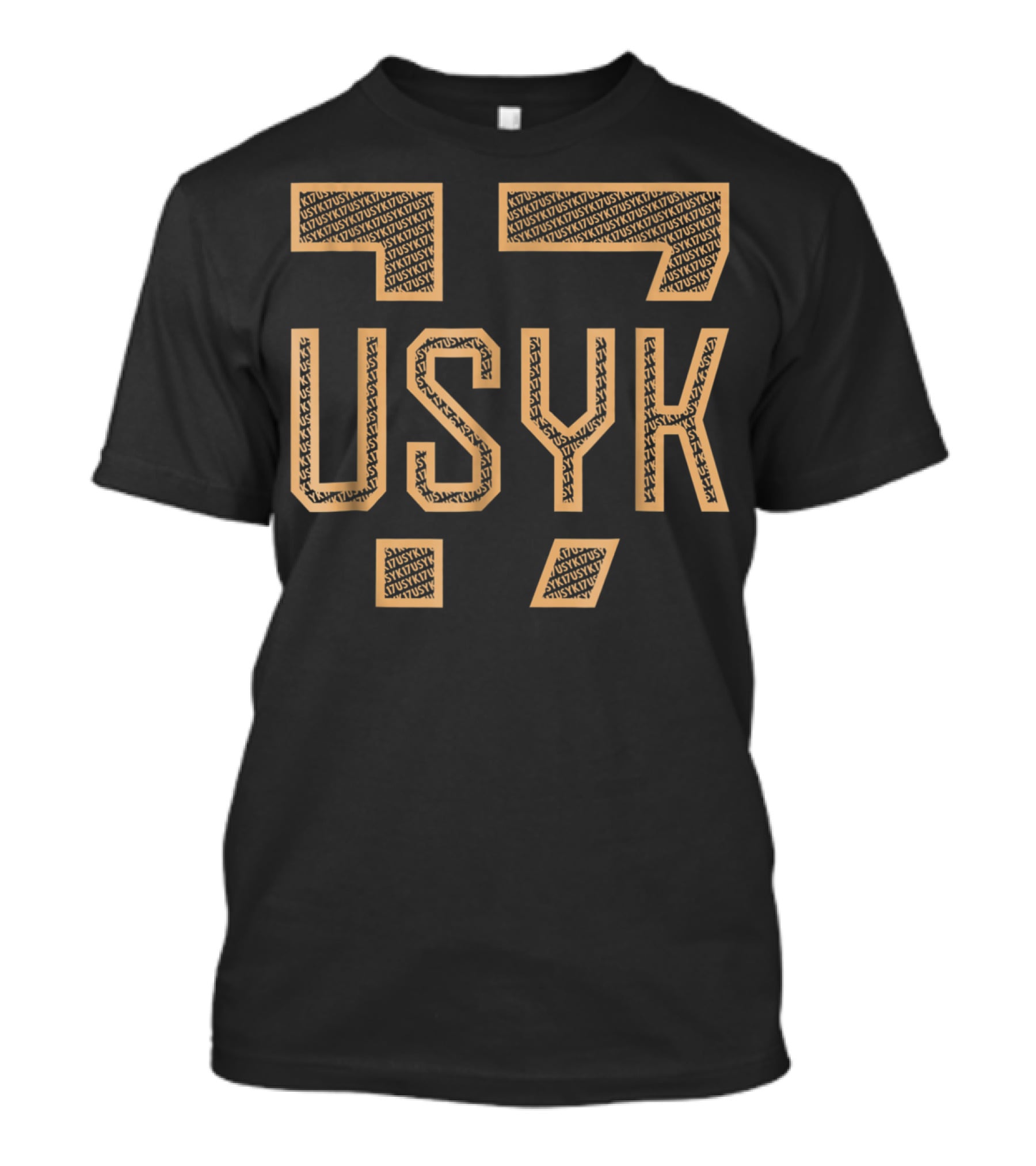Usyk Fan Club Oleksandr Usyk Graphic Block Text T-Shirt
