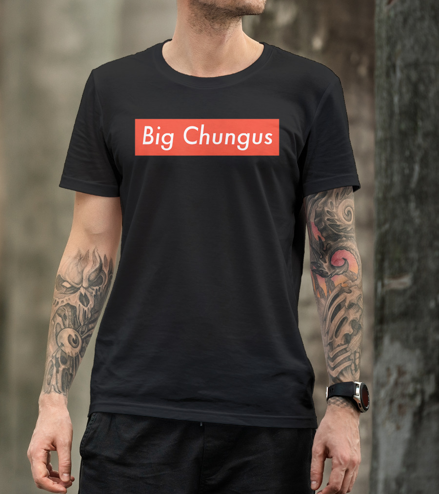 Big Chungus Meme Red Box T-Shirt