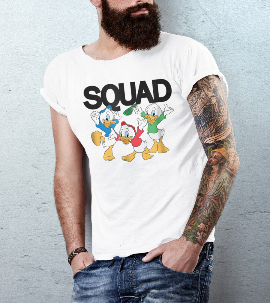 SQUAD Disney Donald Duck's Nephews Huey Dewey Louie T-Shirt