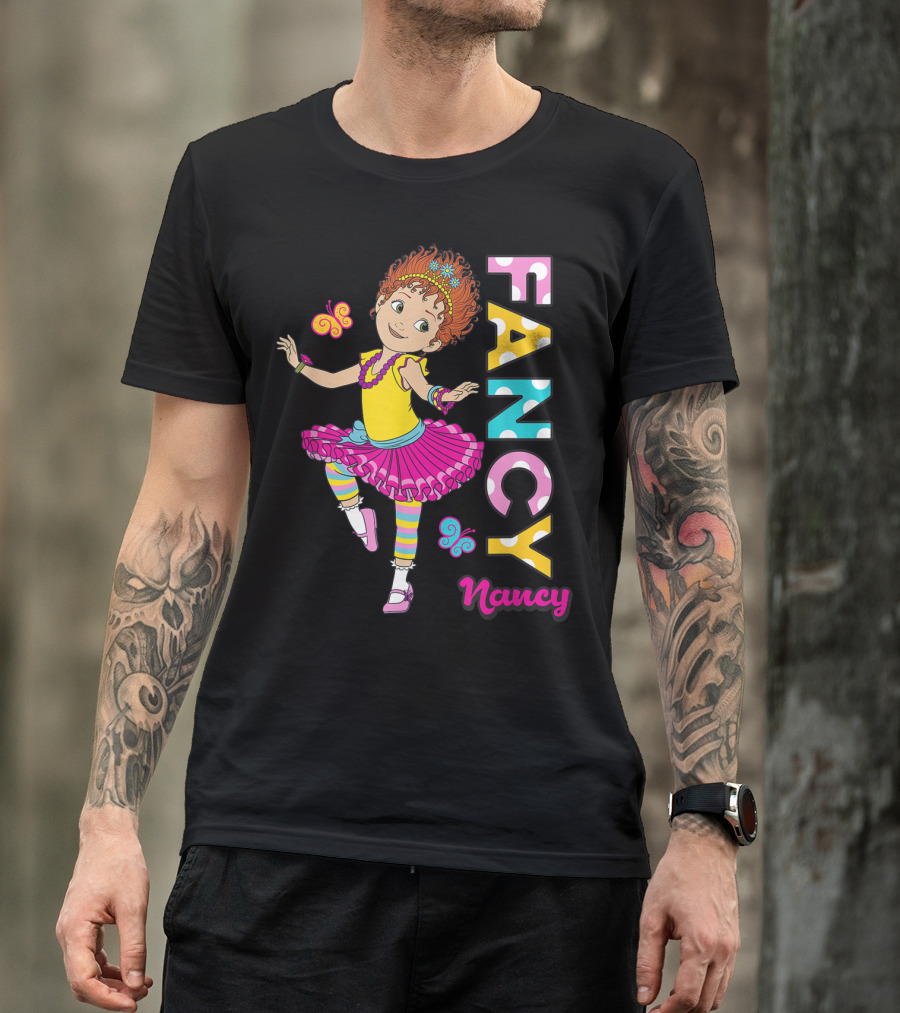Disney Fancy Nancy Dancing With Nancy Colorful Ballet Outfit Fun T-Shirt