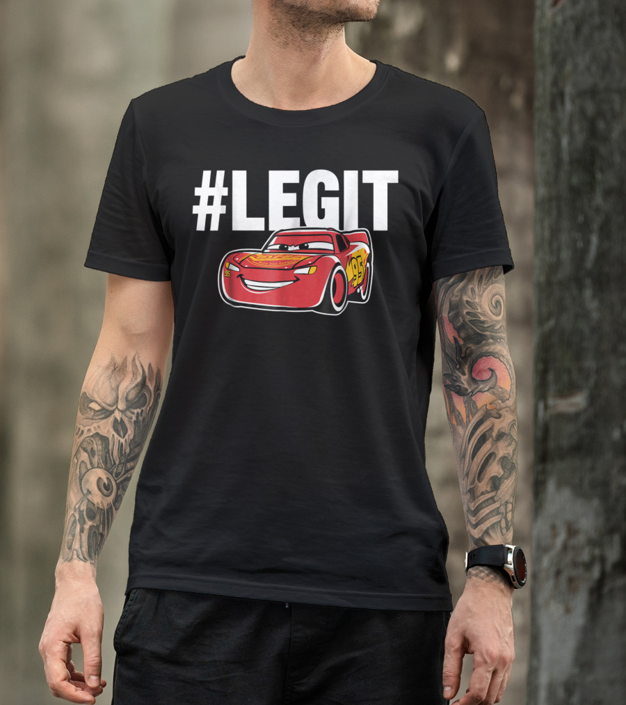 Legit Disney Pixar Cars 3 Lightning McQueen 95 T-Shirt