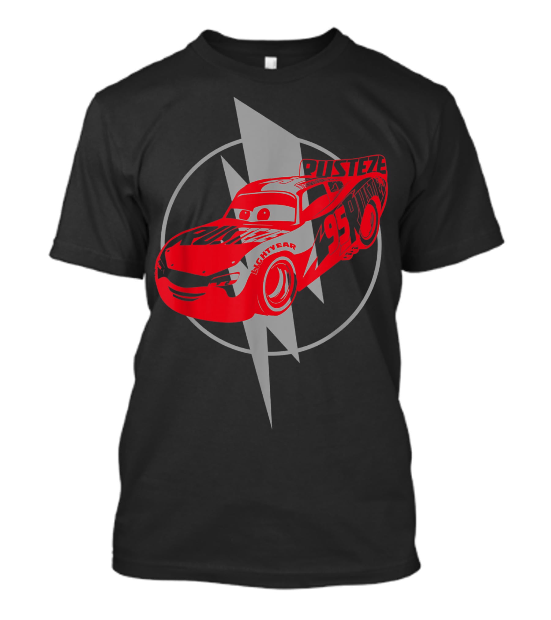 Disney Pixar Cars Lightning McQueen Piston Cup Racing 95 Rust-eze Bolt T-Shirt