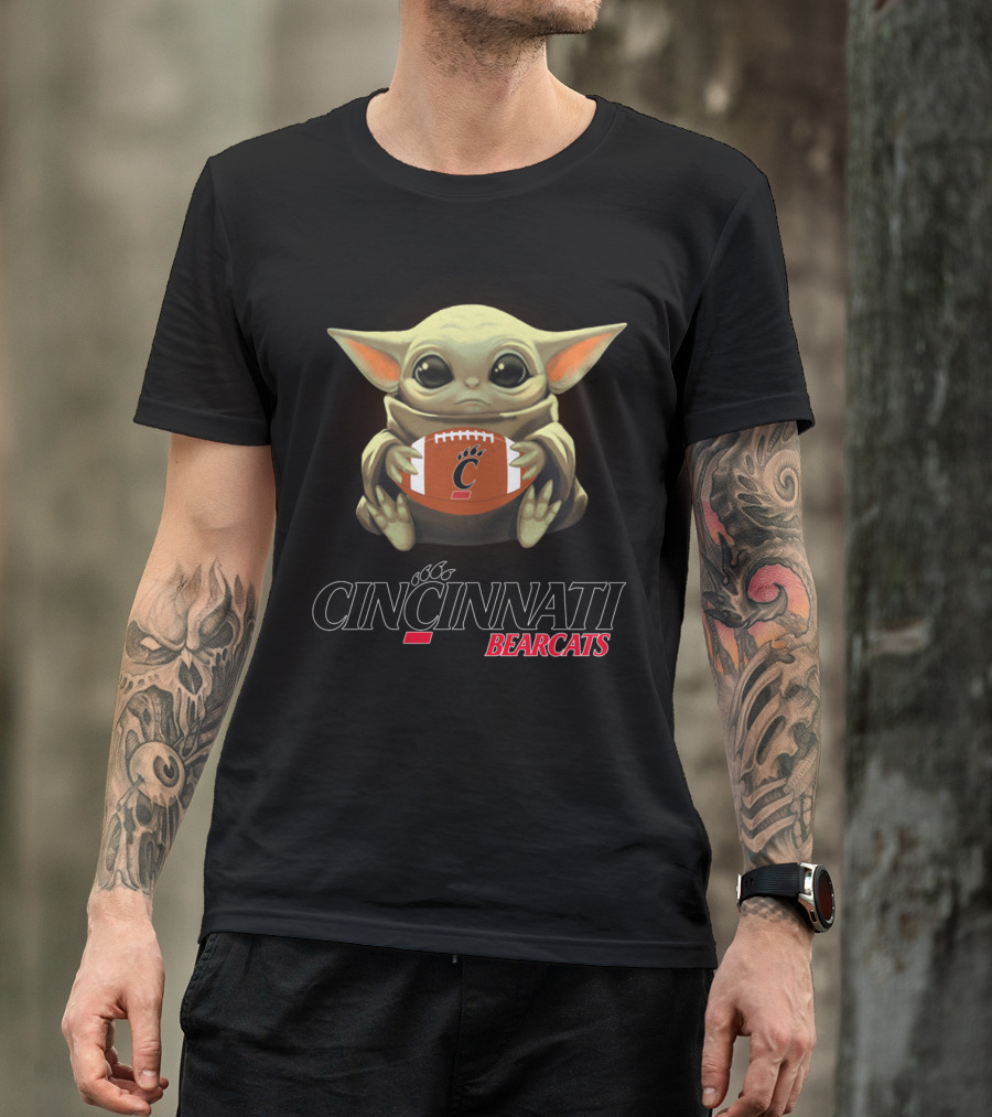 Cincinnati Bearcats Yoda Football Star Wars Fans T-Shirt