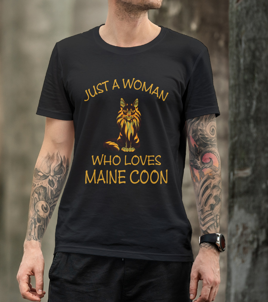 Just A Woman Who Loves Maine Coon T-Shirt