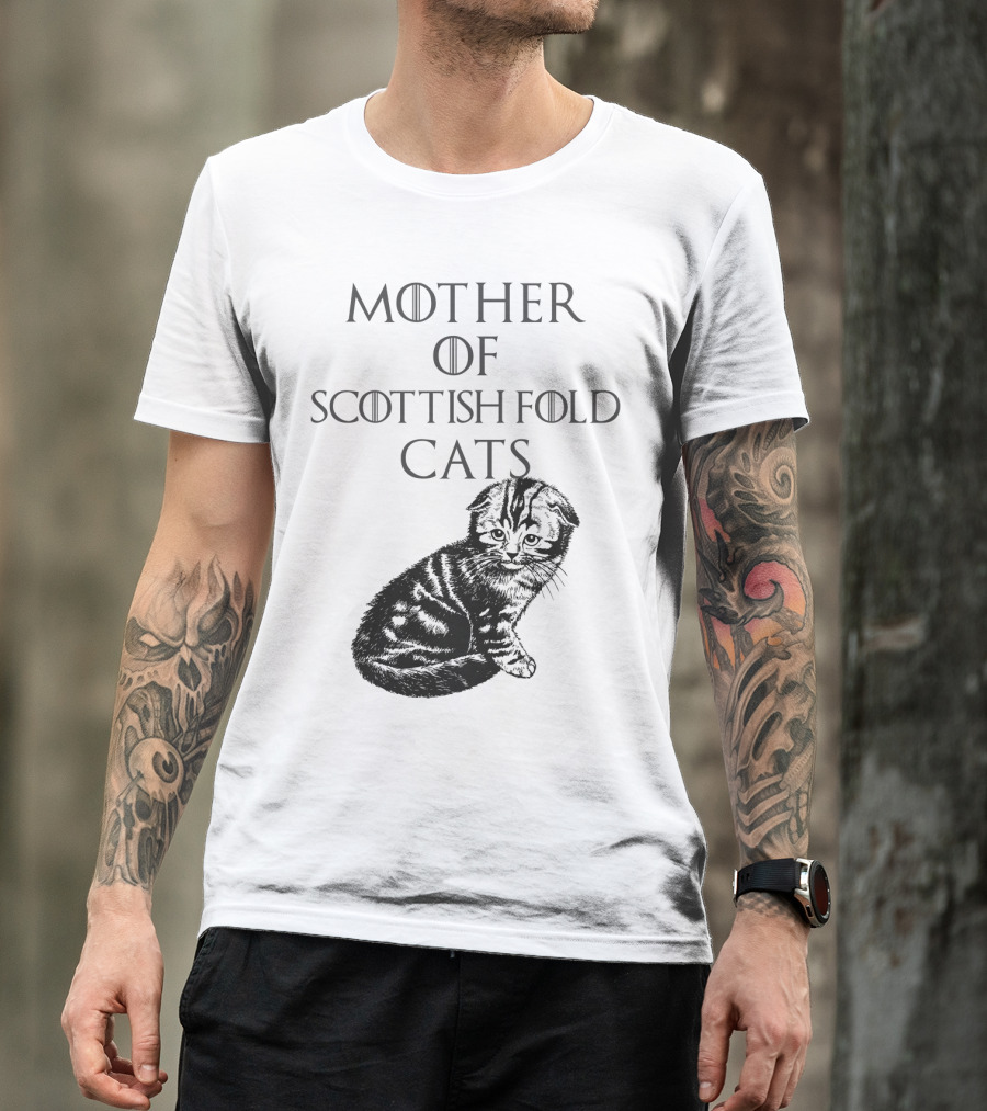 Mother Of Scottish Fold Cats T-Shirt