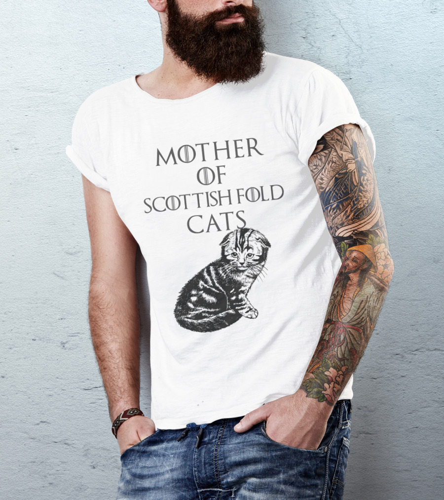 Mother Of Scottish Fold Cats T-Shirt