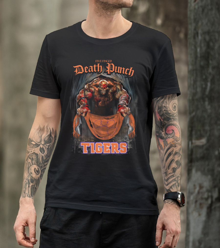 Five Finger Death Punch Clemson Tigers T-Shirt
