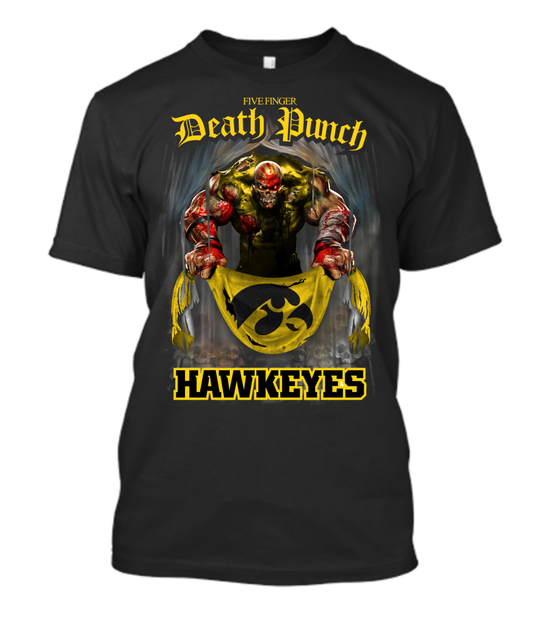 Five Finger Death Punch Iowa Hawkeyes T-Shirt
