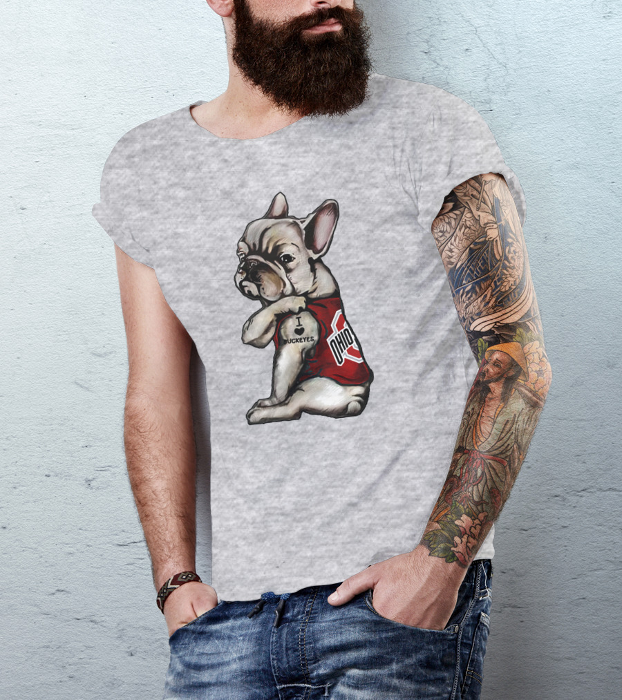 Ohio Bulldog I Love Buckeyes OSU T-Shirt
