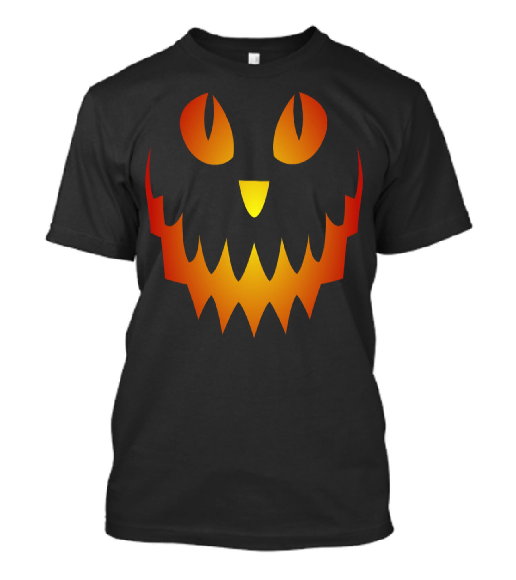 Halloween Pumpkin Grin Face T-Shirt