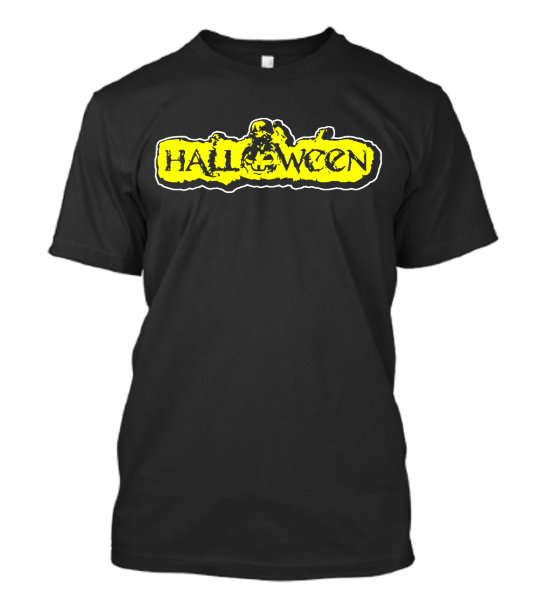 Halloween Pumpkin Yellow Grunge T-Shirt