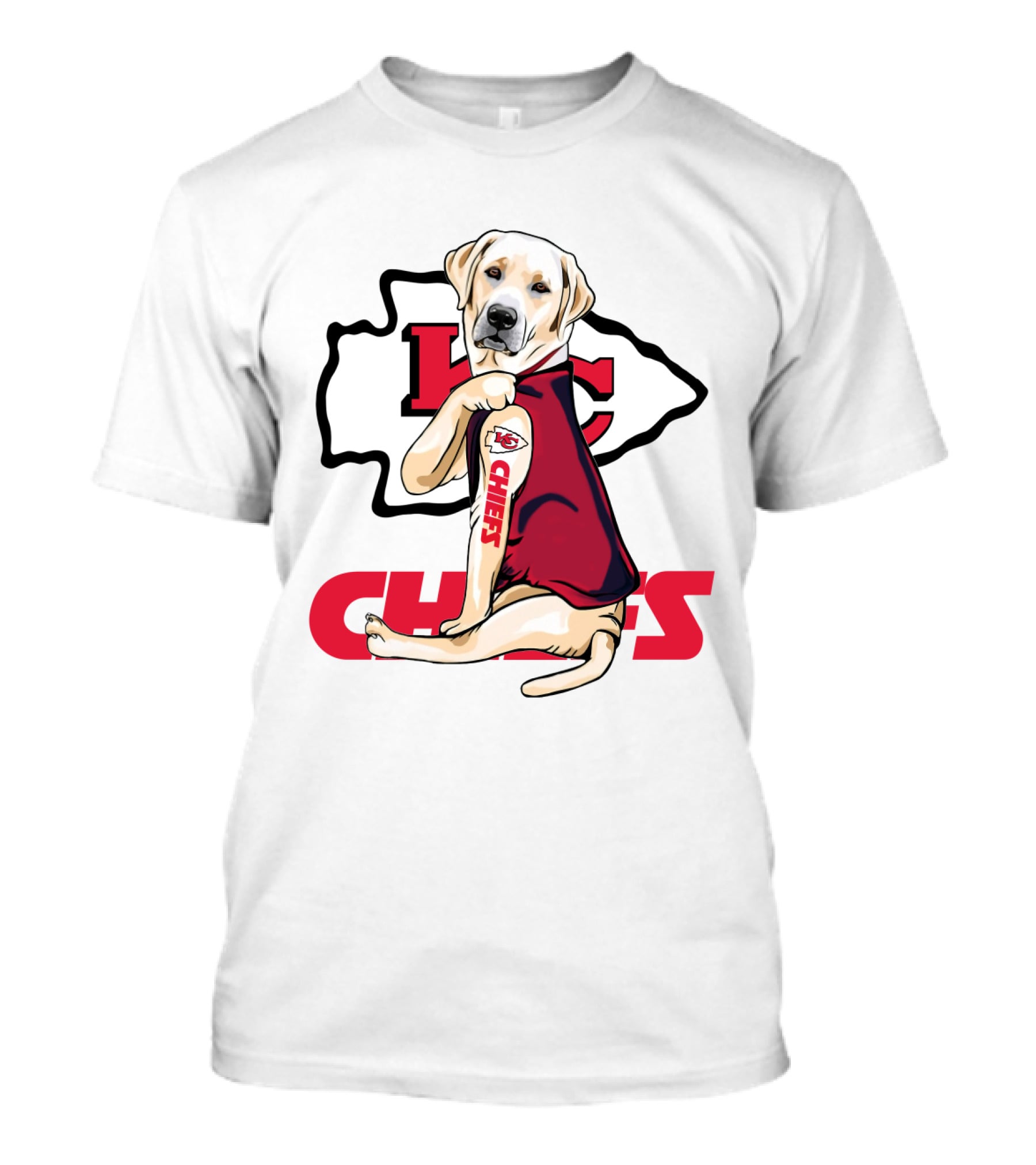 KC Chiefs Labrador Chiefs T-Shirt