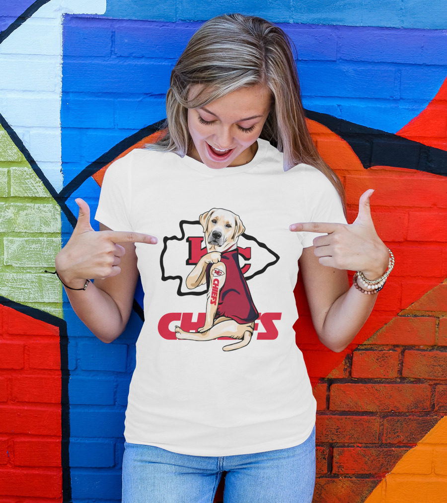 KC Chiefs Labrador Chiefs T-Shirt