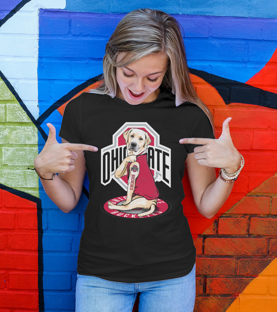 Ohio State Buckeyes Labrador Retriever T-Shirt
