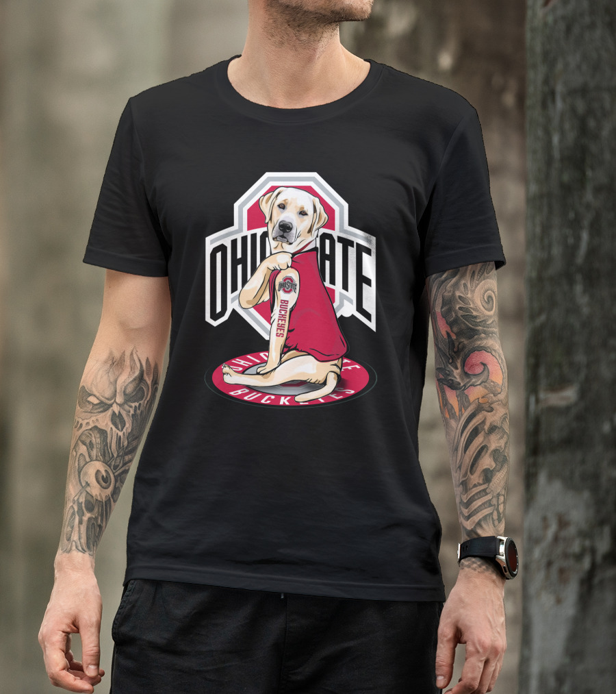 Ohio State Buckeyes Labrador Retriever T-Shirt