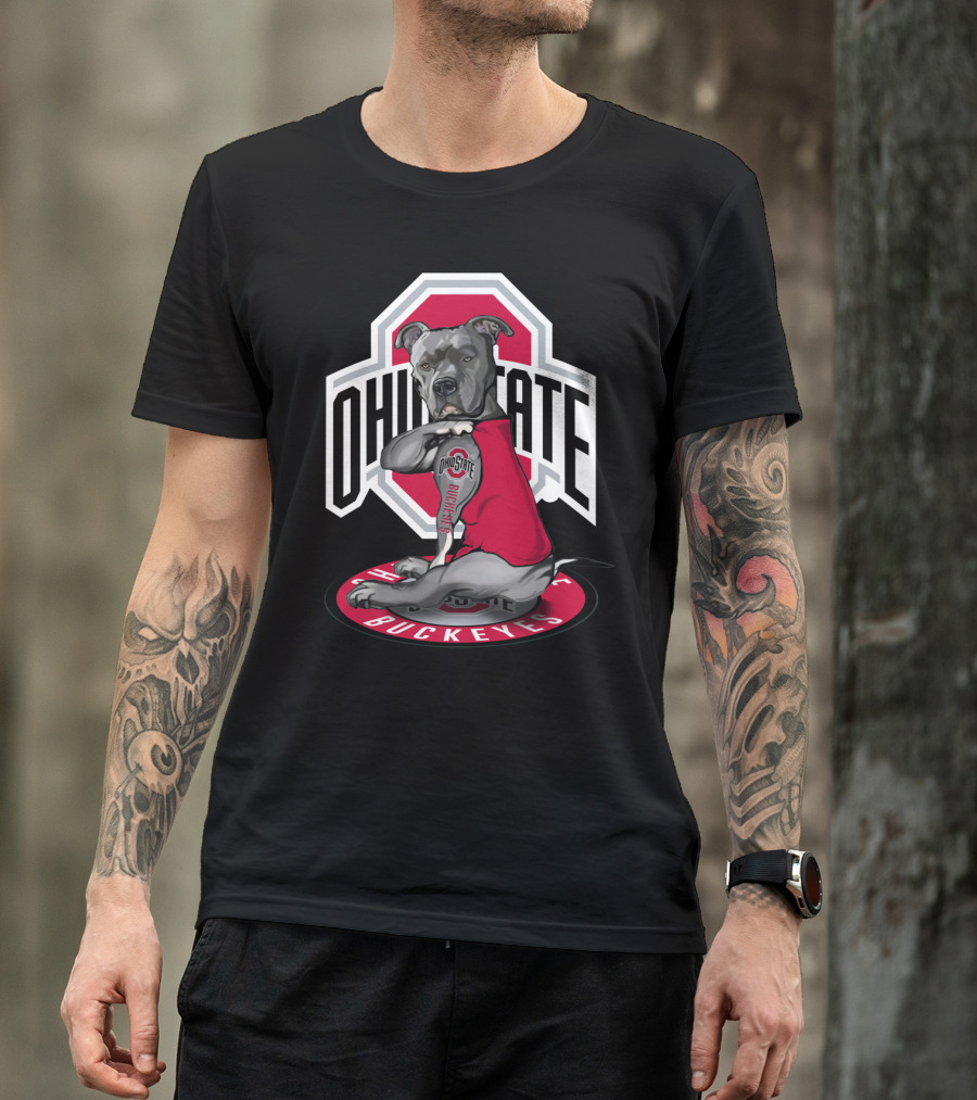 Ohio State Buckeyes Pitbull T-Shirt