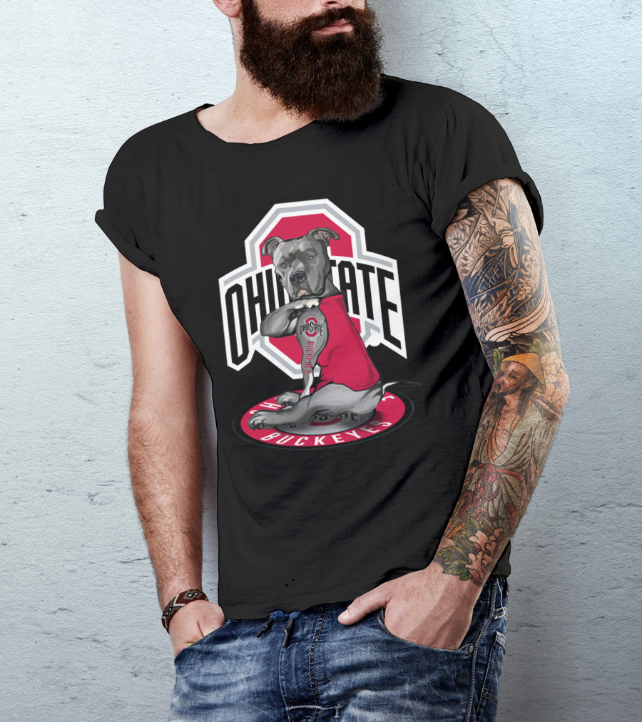 Ohio State Buckeyes Pitbull T-Shirt