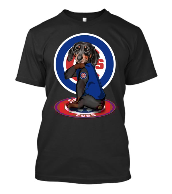Cubs Dachshunds Chicago Cubs T-Shirt