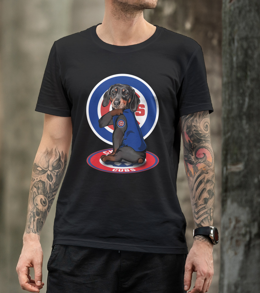Cubs Dachshunds Chicago Cubs T-Shirt