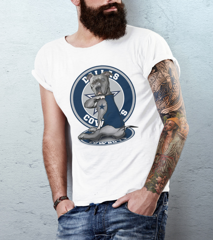 Dallas Cowboys Pitbull Star T-Shirt