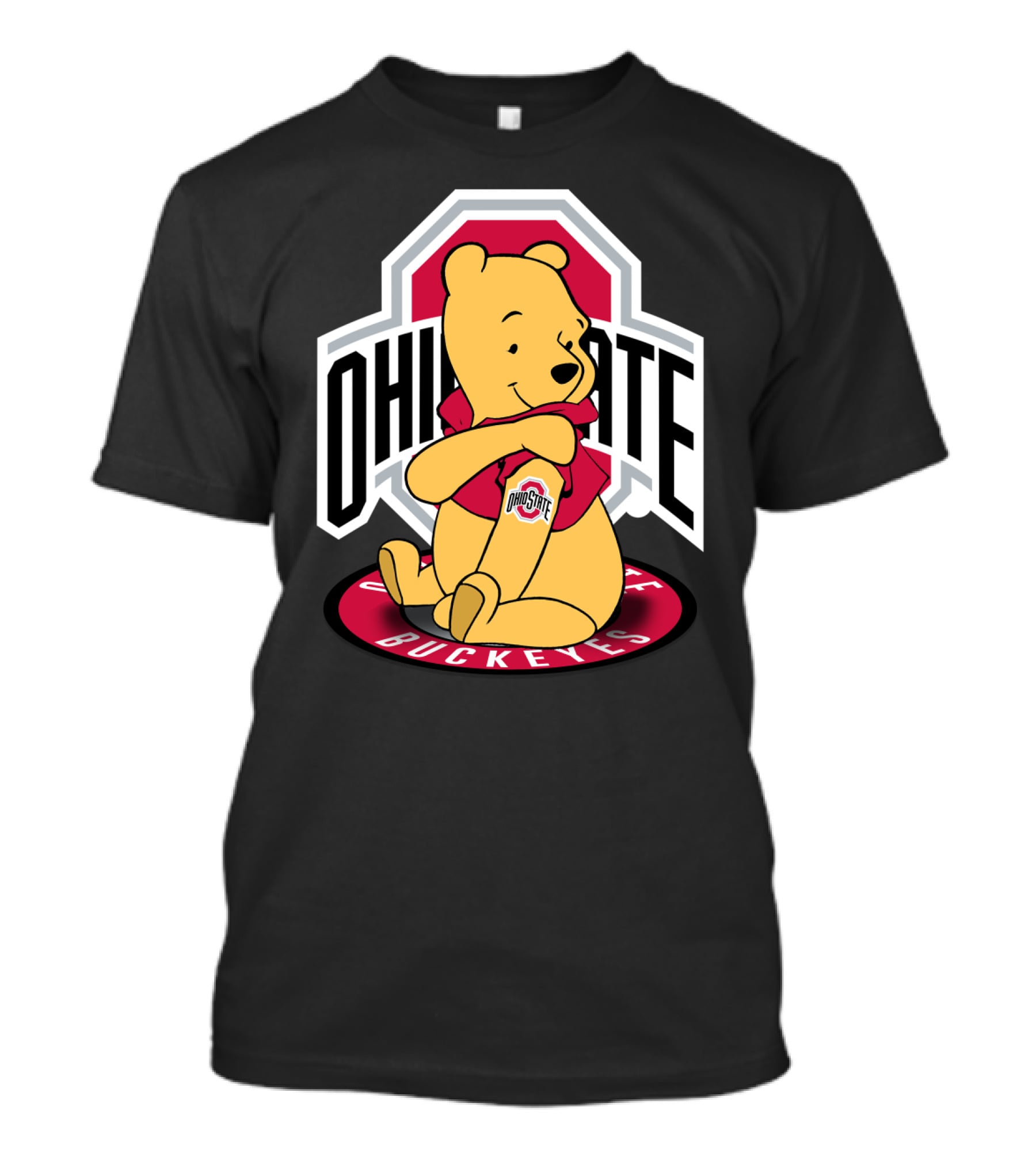 Ohio State Pooh Bear Buckeyes T-Shirt