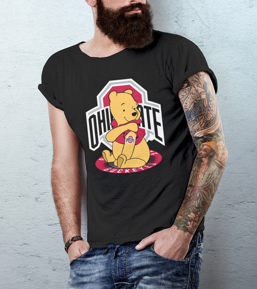 Ohio State Pooh Bear Buckeyes T-Shirt