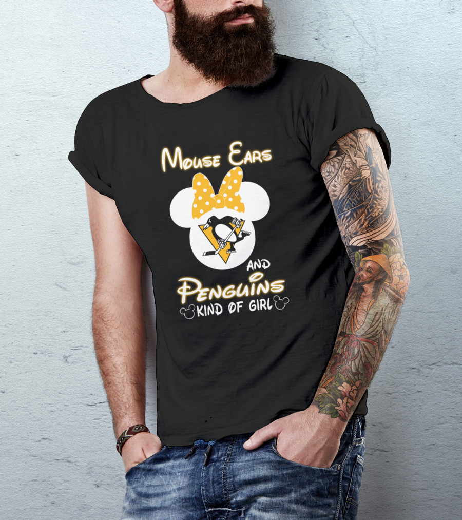 Mouse Ears And Penguins Kind Of Girl T-Shirt