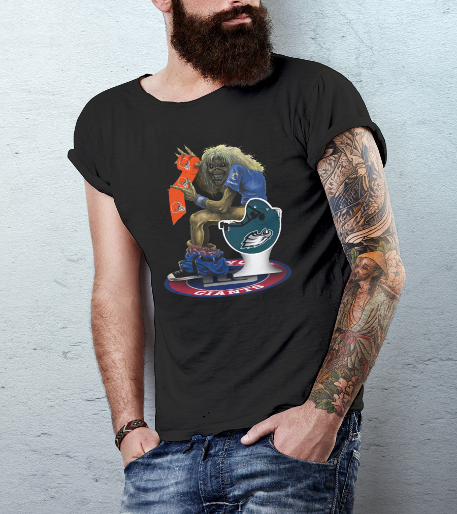 Eddie Giants Browns Eagles Nfl Rivalry T-Shirt