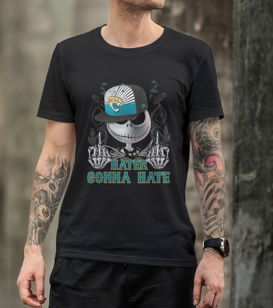 Hater Gonna Hate Jacksonville Jaguars Skeleton T-Shirt