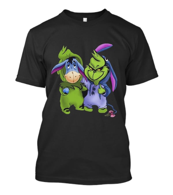 Eeyore And Grinch Crossover Costume Characters T-Shirt