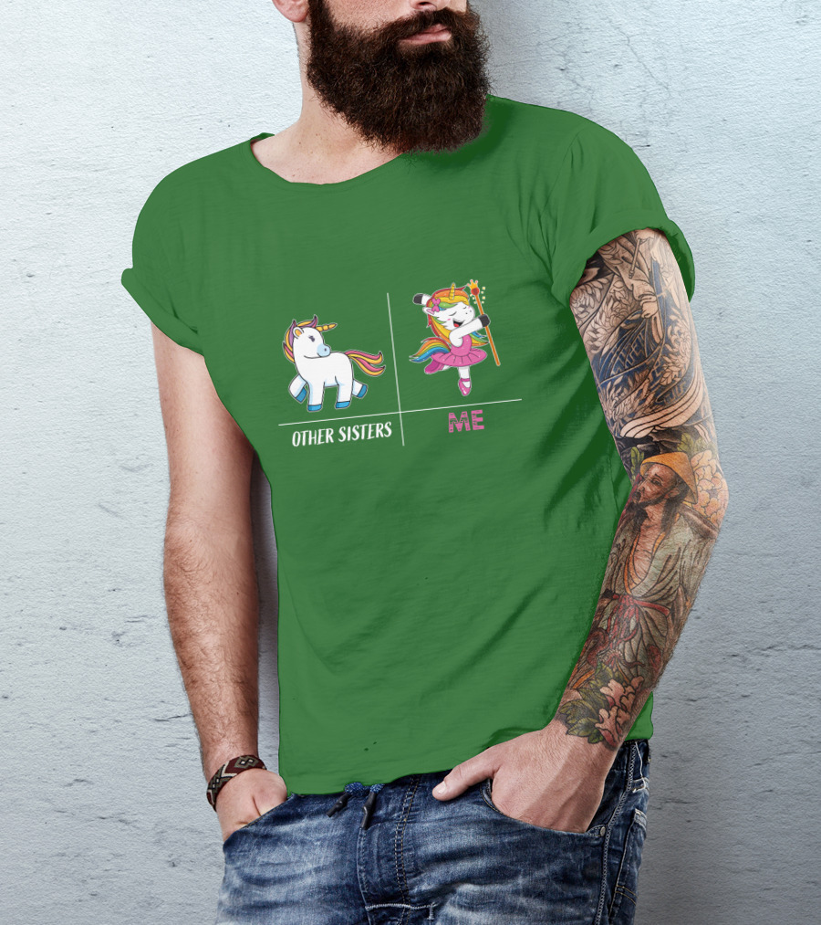 Other Sisters Me Cute Unicorn Ballerina T-Shirt
