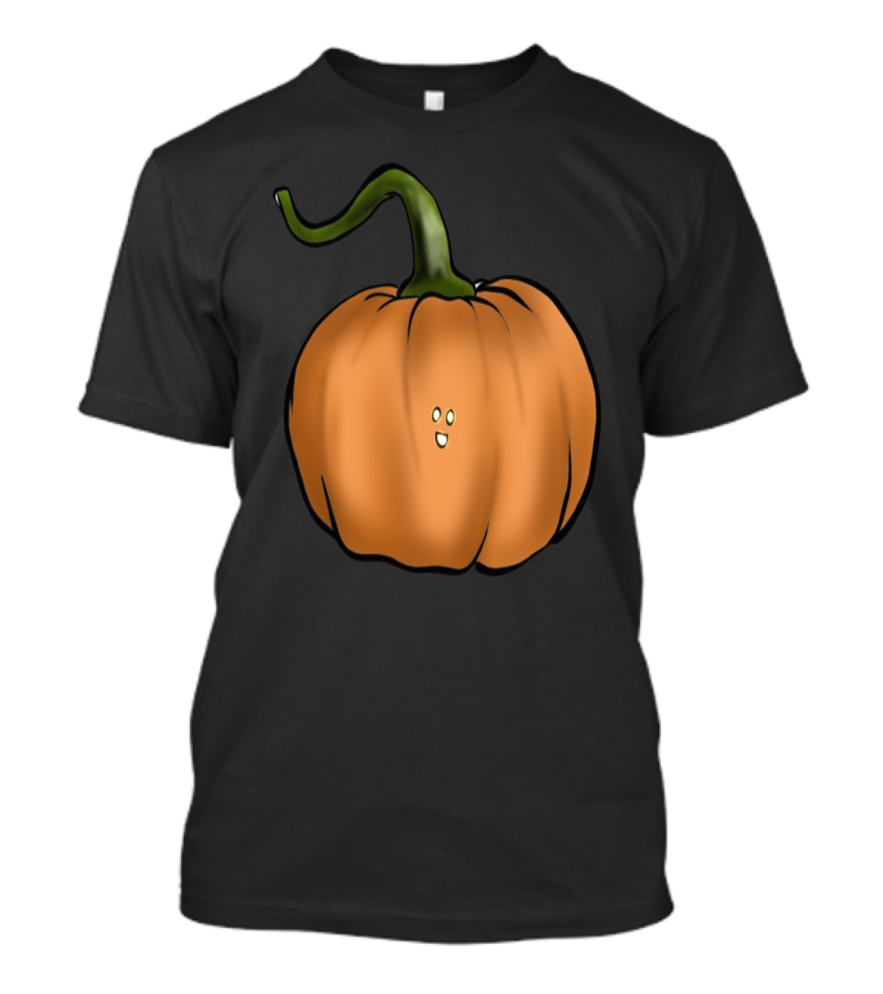 Happy Halloween Pumpkin With Face T-Shirt
