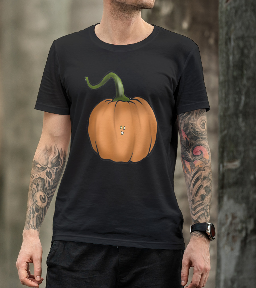 Happy Halloween Pumpkin With Face T-Shirt