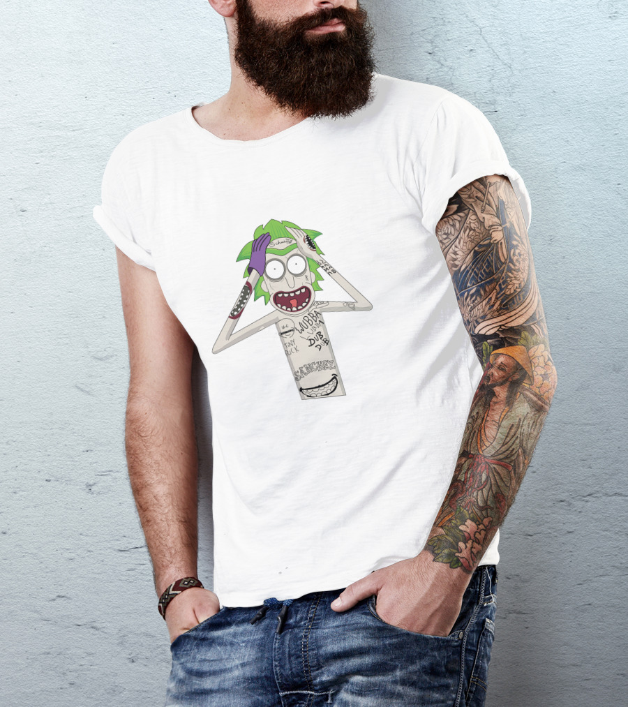 Rick Sanchez Wubba Lubba Dub Dub Joker Mashup T-Shirt