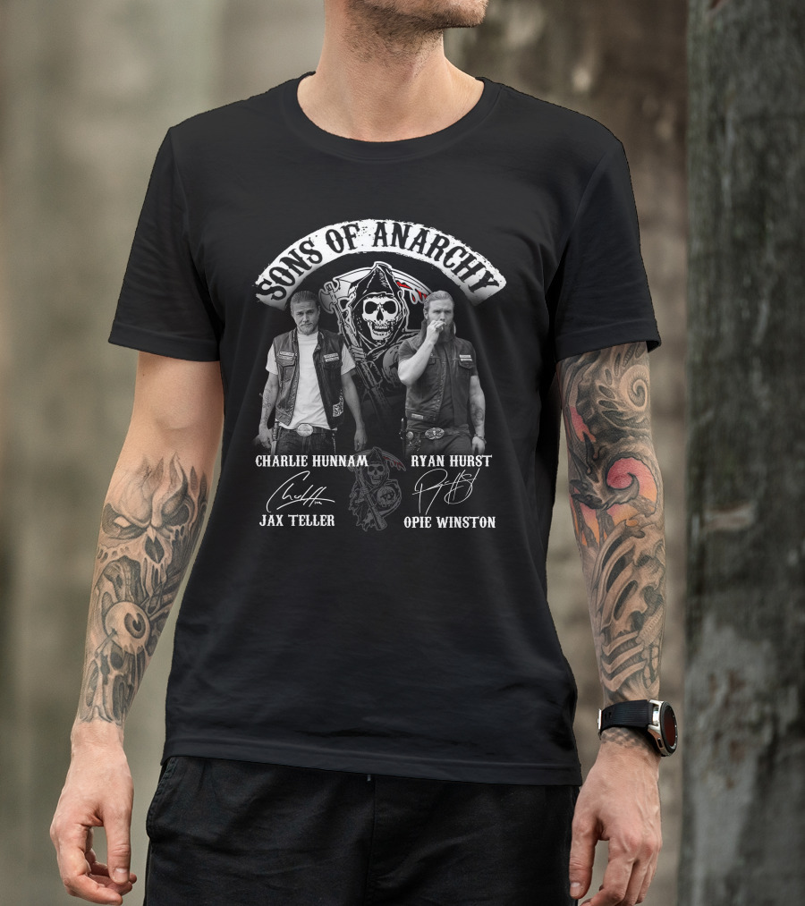 Sons Of Anarchy Jax Teller Opie Winston Charlie Hunnam Ryan Hurst T-Shirt