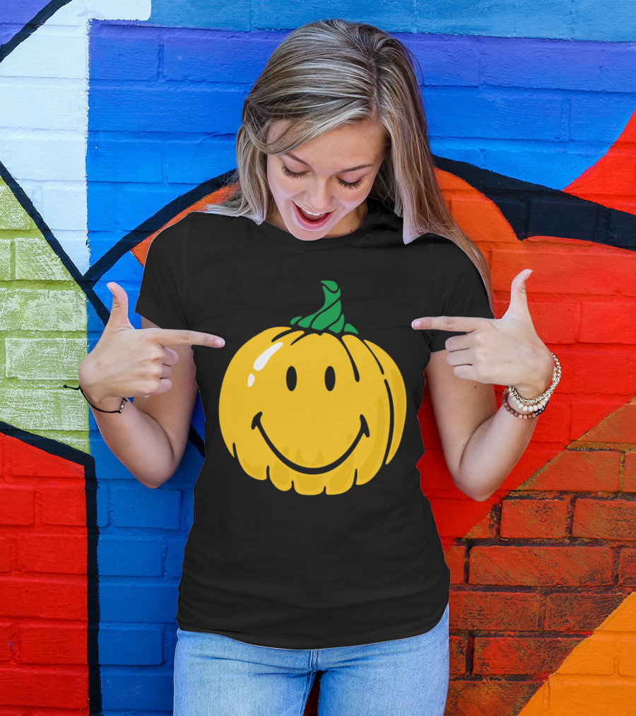 SmileyWorld Happy Pumpkin Face T-Shirt