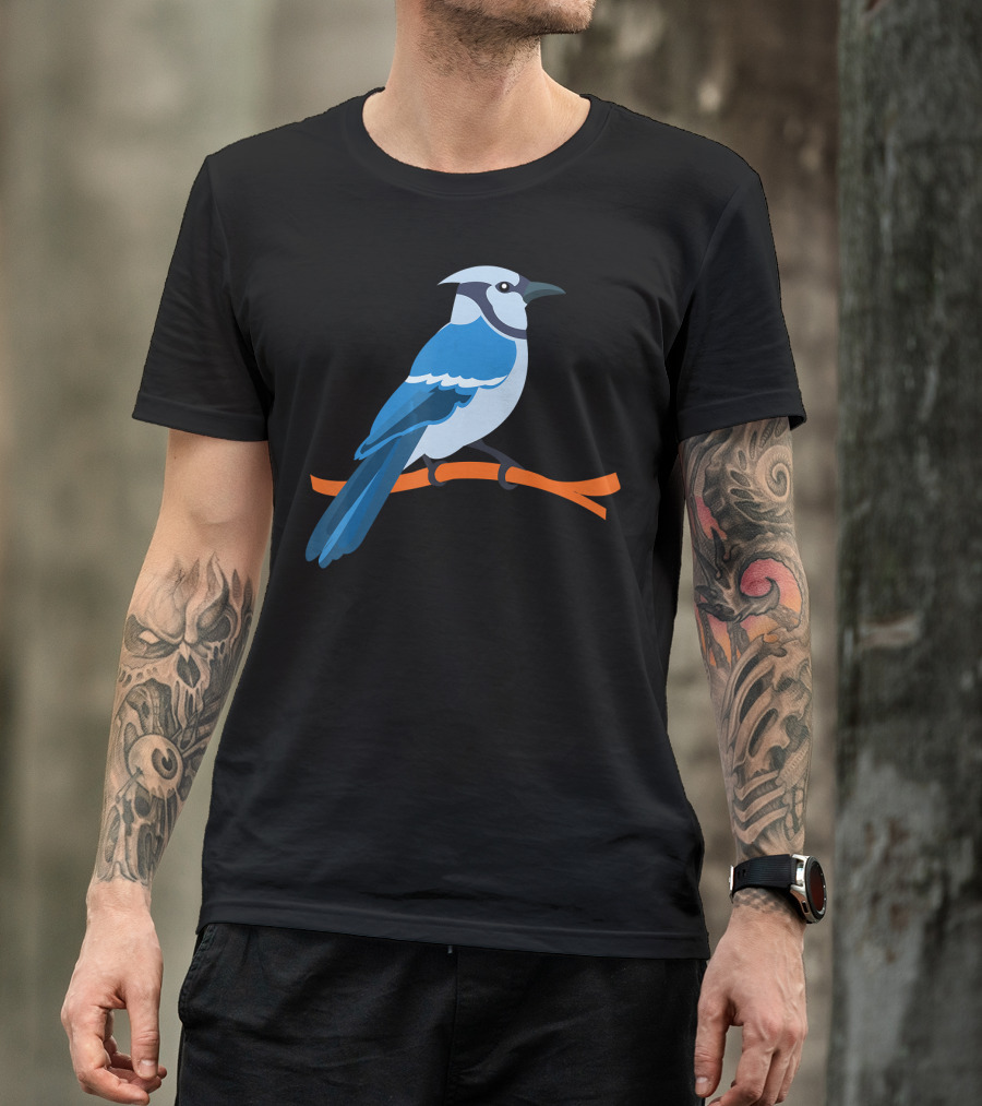 Cool Blue Jay Awesome Bird T-Shirt