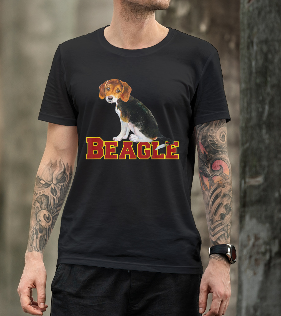 Beagle With Cute Puppy T-Shirt